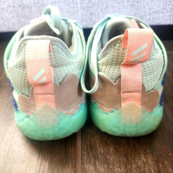 RARE! Adidas Harden "Vol. 5 Futurenatural" Clear Mint Men’s Sz 9/42.5 APE 779001 - Picture 9 of 12
